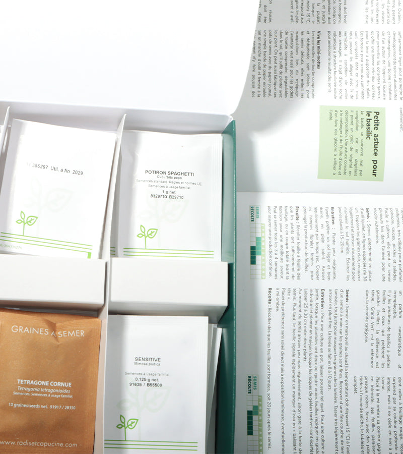 Coffret de 40 sachets de graines