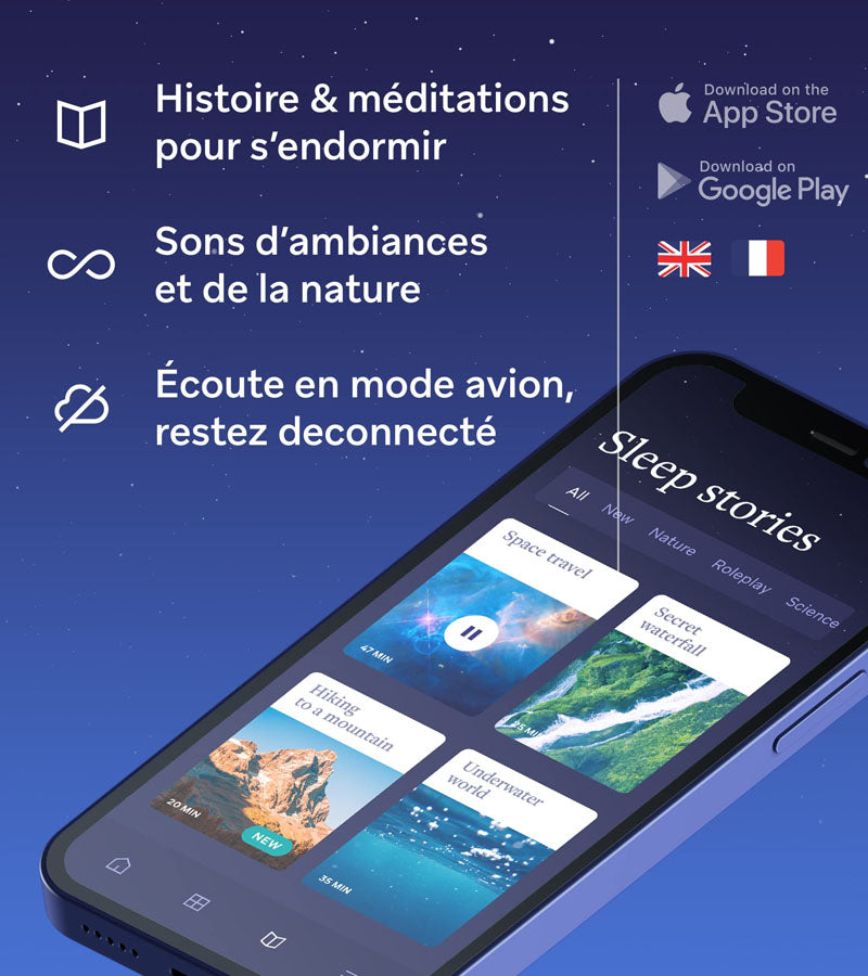 Bandeau de sommeil bluetooth et relaxation Hoomband Mydodow