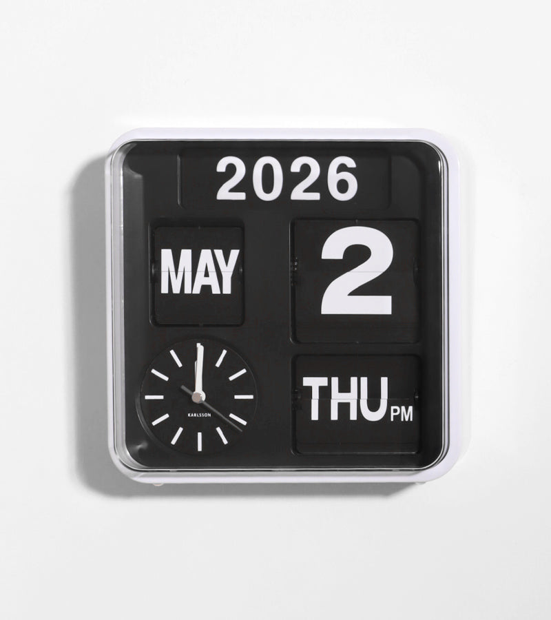 Horloge calendrier Flip - Karlsson