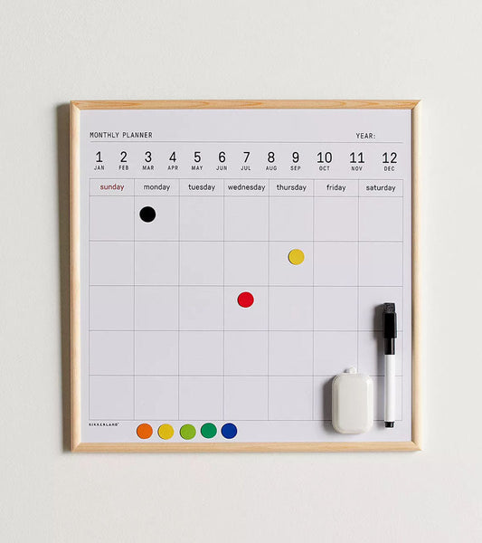 Magnet kalender abwischbar