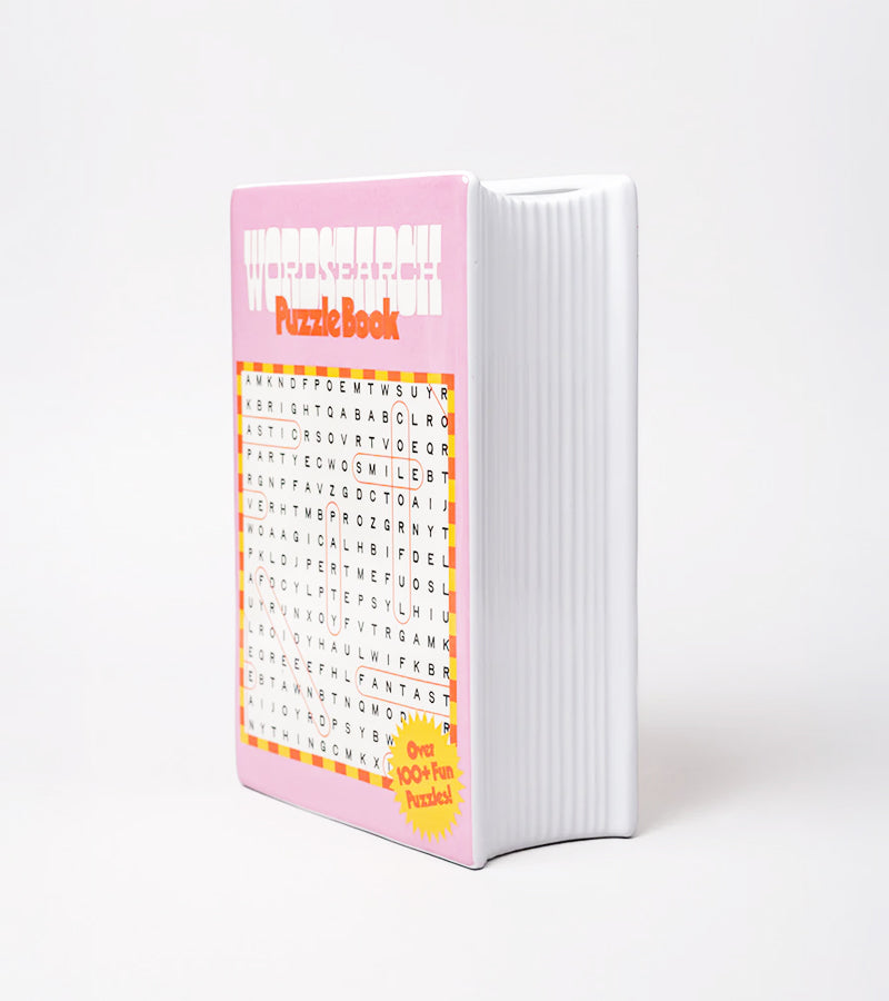 Vase buch wortmix