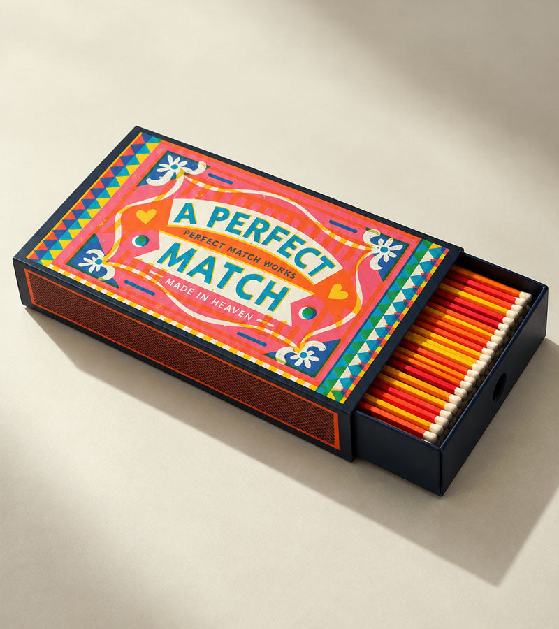 XXL-Streichholzschachtel – A perfect match