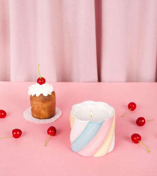 Kerze marshmallow