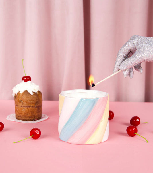 Kerze marshmallow