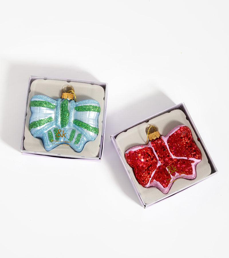 Weihnachtskugel schleife