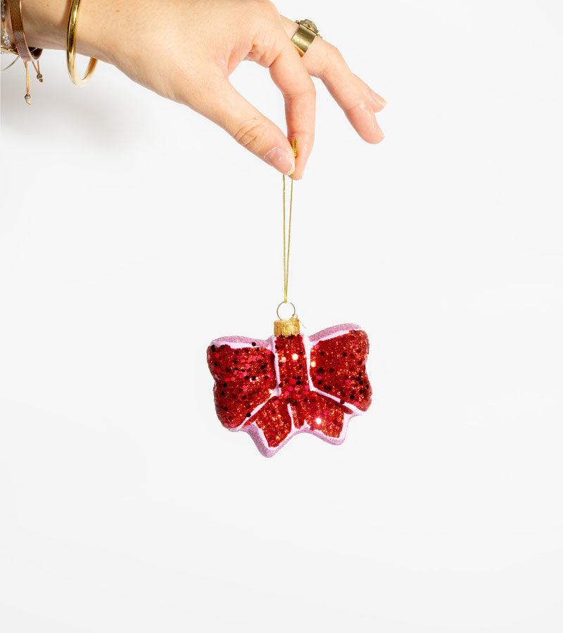 Weihnachtskugel schleife