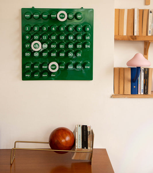 Kalender Ring a Date grün