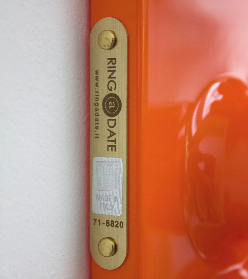Kalender ring a date orange