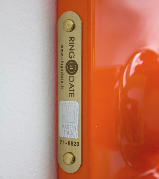 Kalender ring a date orange