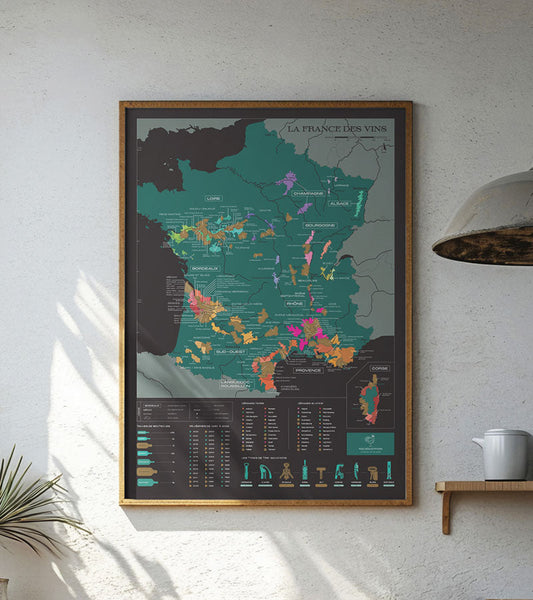 Rubbelkarte frankreich wein