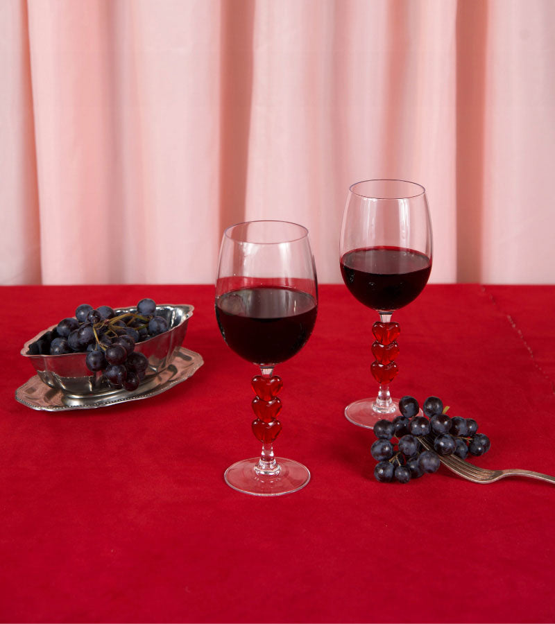 Weingläser set love