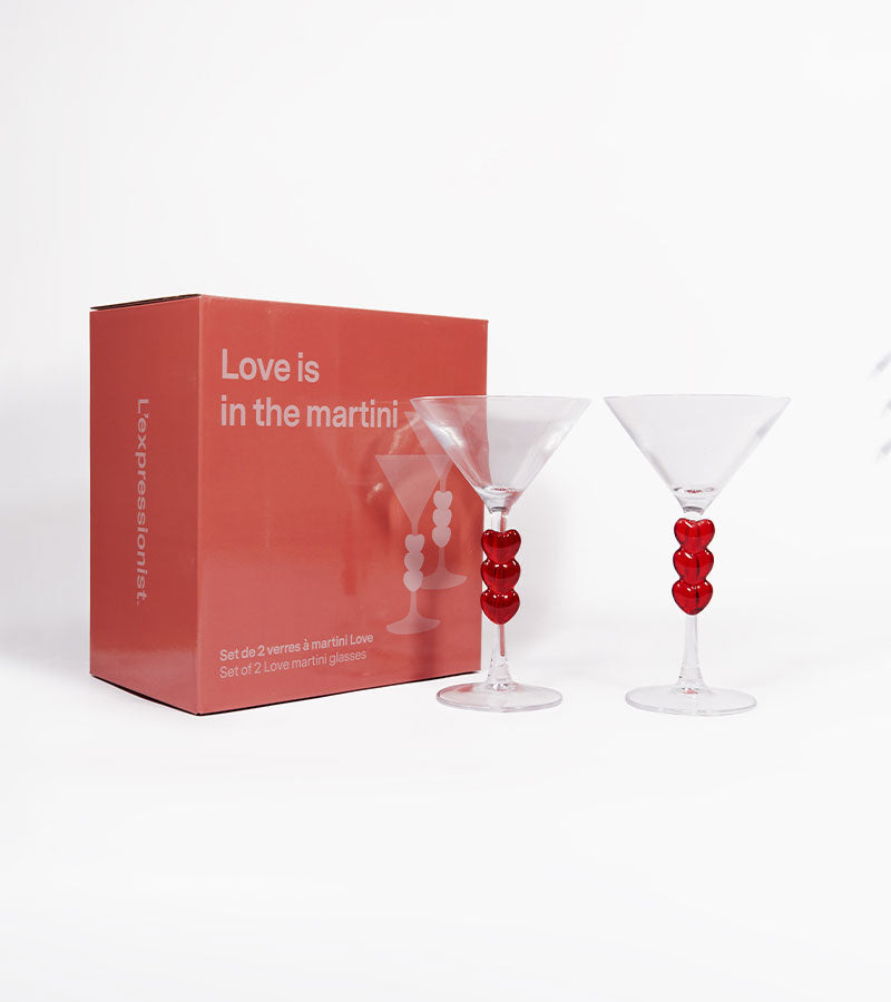 Cocktailgläser set love