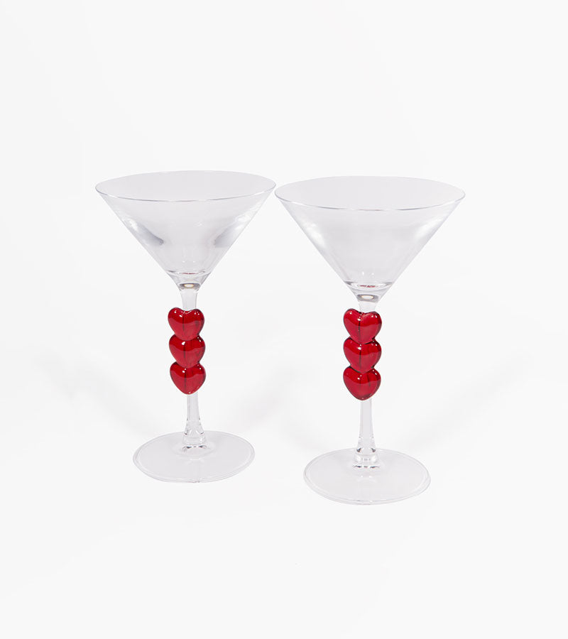 Cocktailgläser set love