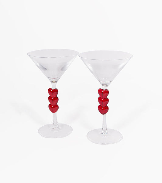 Cocktailgläser set love