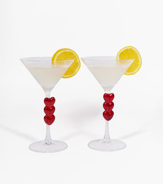 Cocktailgläser set love