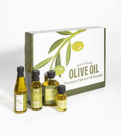 Coffret d'huiles d'olive aromatisées gourmet