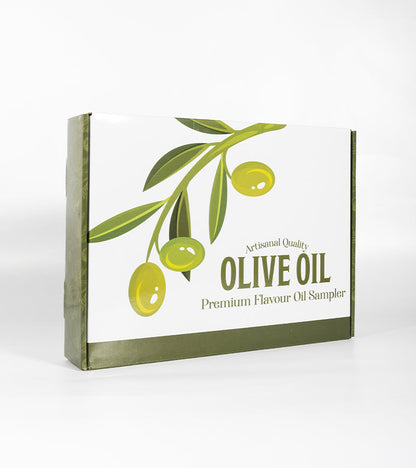 Coffret d'huiles d'olive aromatisées gourmet