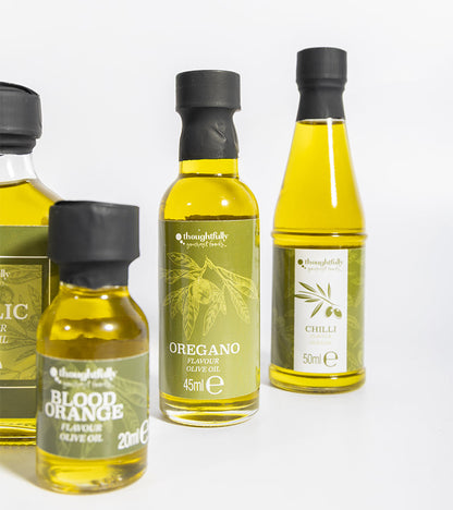 Coffret d'huiles d'olive aromatisées gourmet