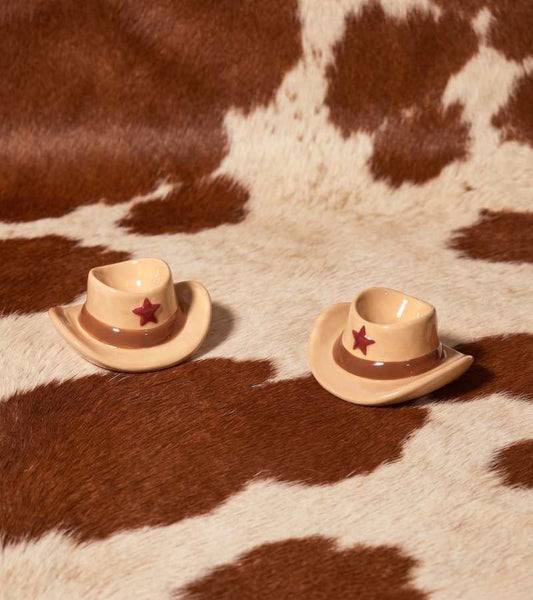 Cowboy-Eierbecher-Set