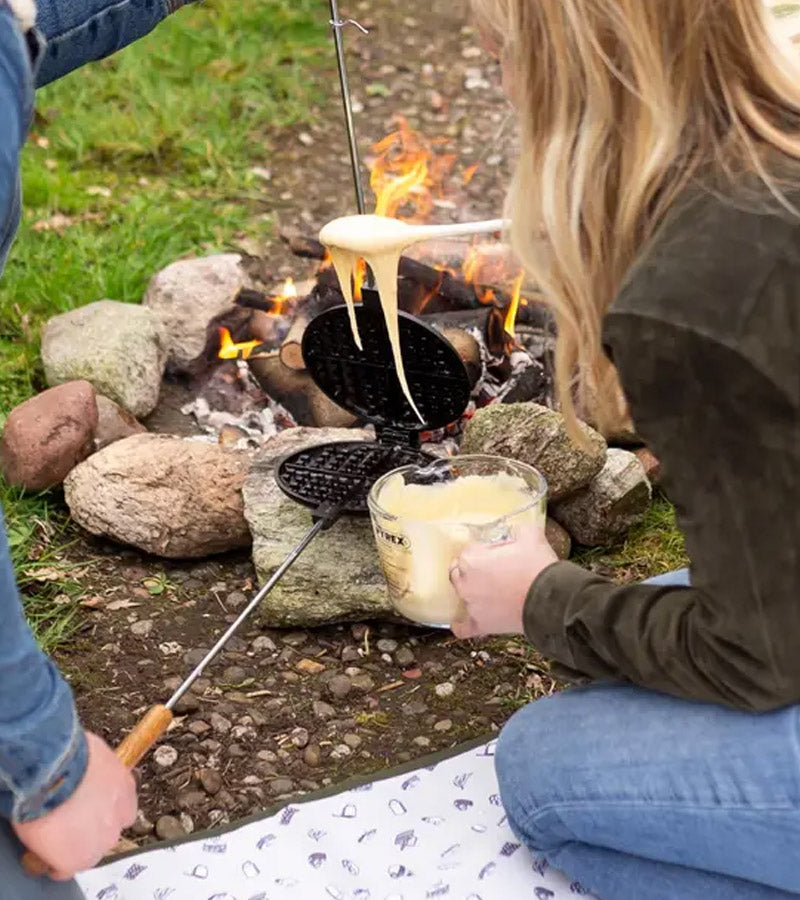 Waffeleisen für den Grill