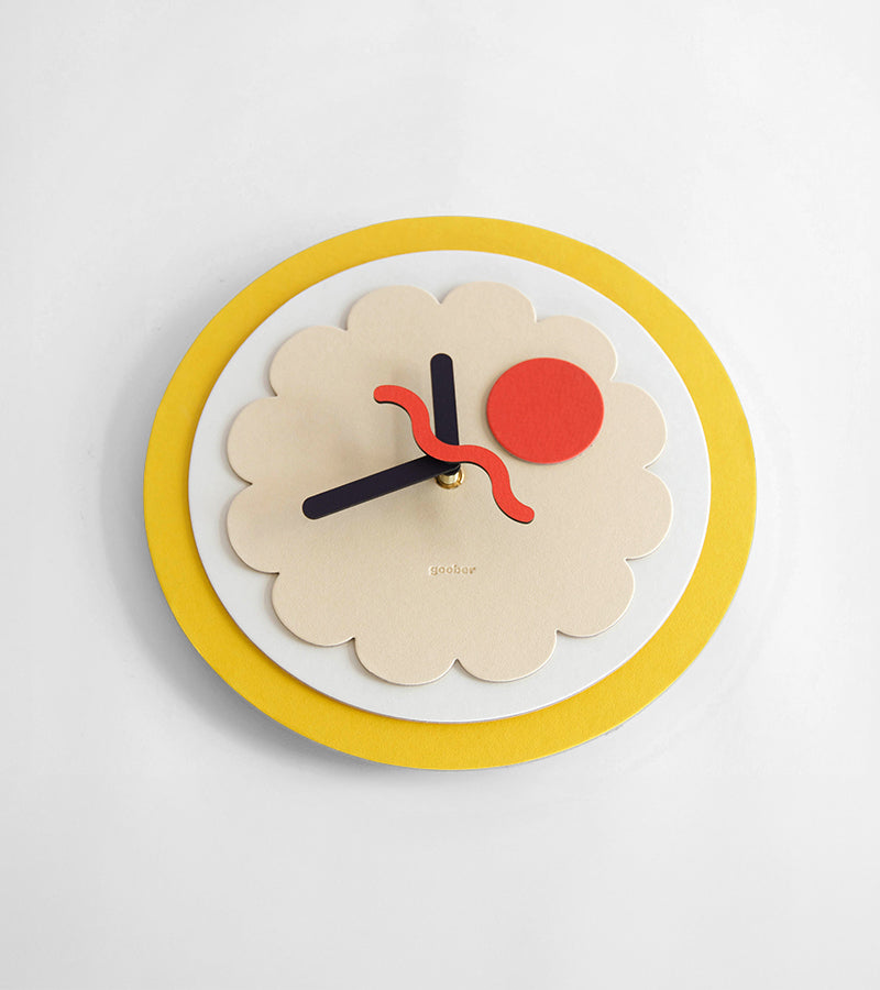 Pizza-Wanduhr zum Zusammenbauen