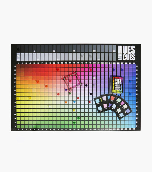 Hues and cues spiel