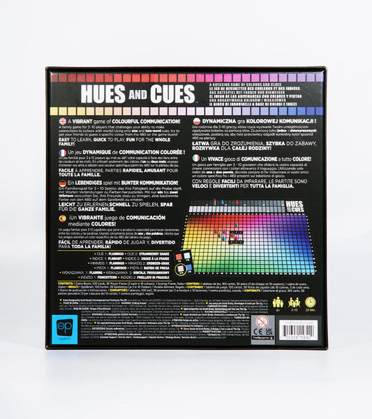 Hues and cues spiel