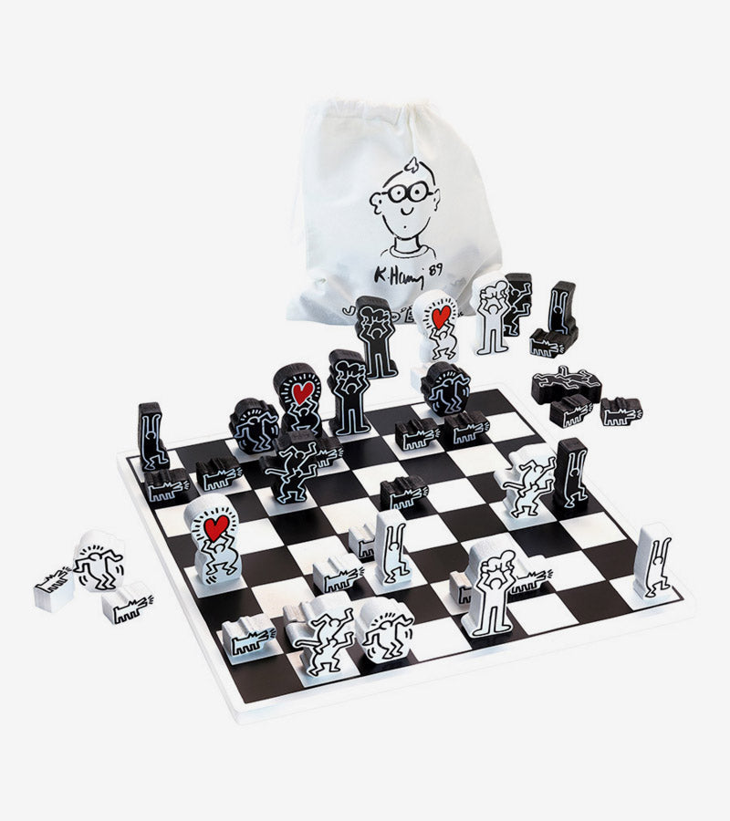 Schachspiel Keith haring