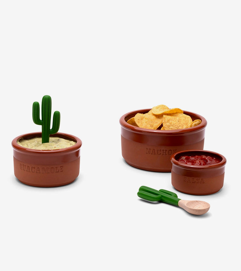 Geschirrset für mexikanischen Aperitif