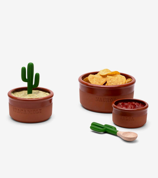 Geschirrset für mexikanischen Aperitif