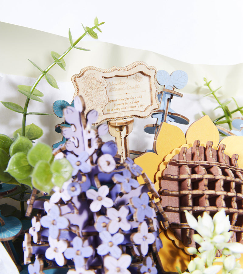 Blumenstrauß holz diy