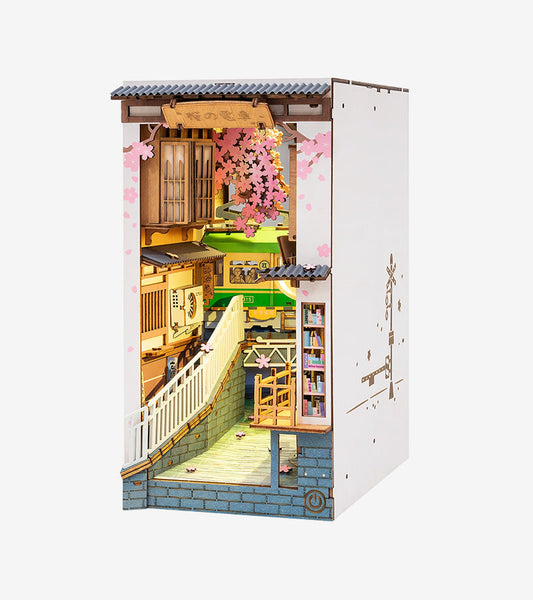 Sakura Densya miniaturhaus buchstütze diy set