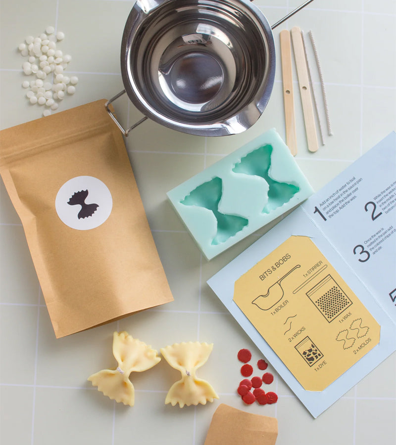 DIY-Sets zum Herstellen von Farfalle-Kerzen