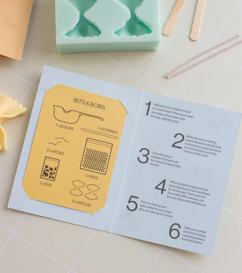 DIY-Sets zum Herstellen von Farfalle-Kerzen