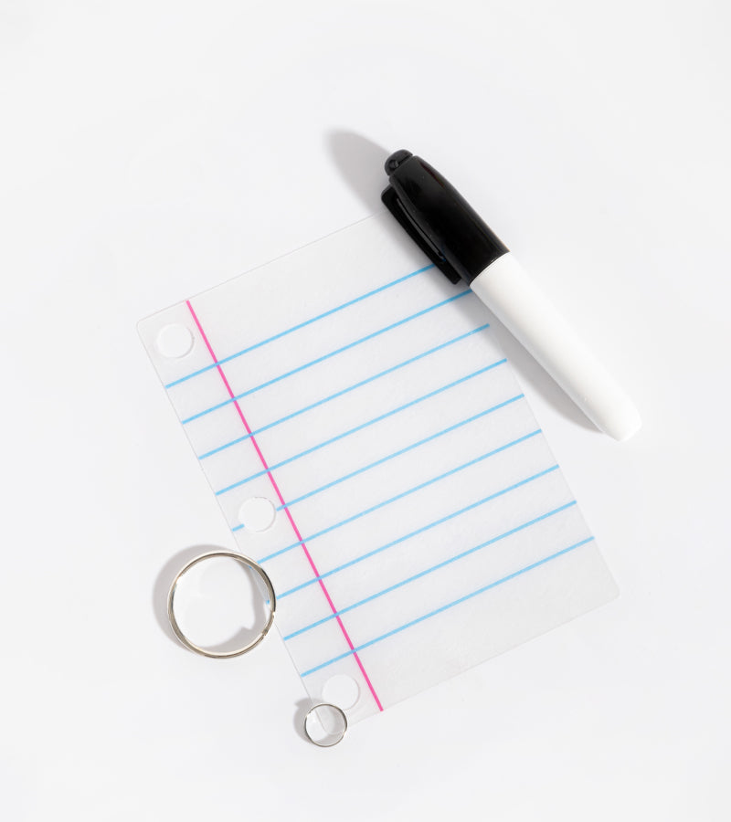 Schlüsselanhänger set personalisiert brief