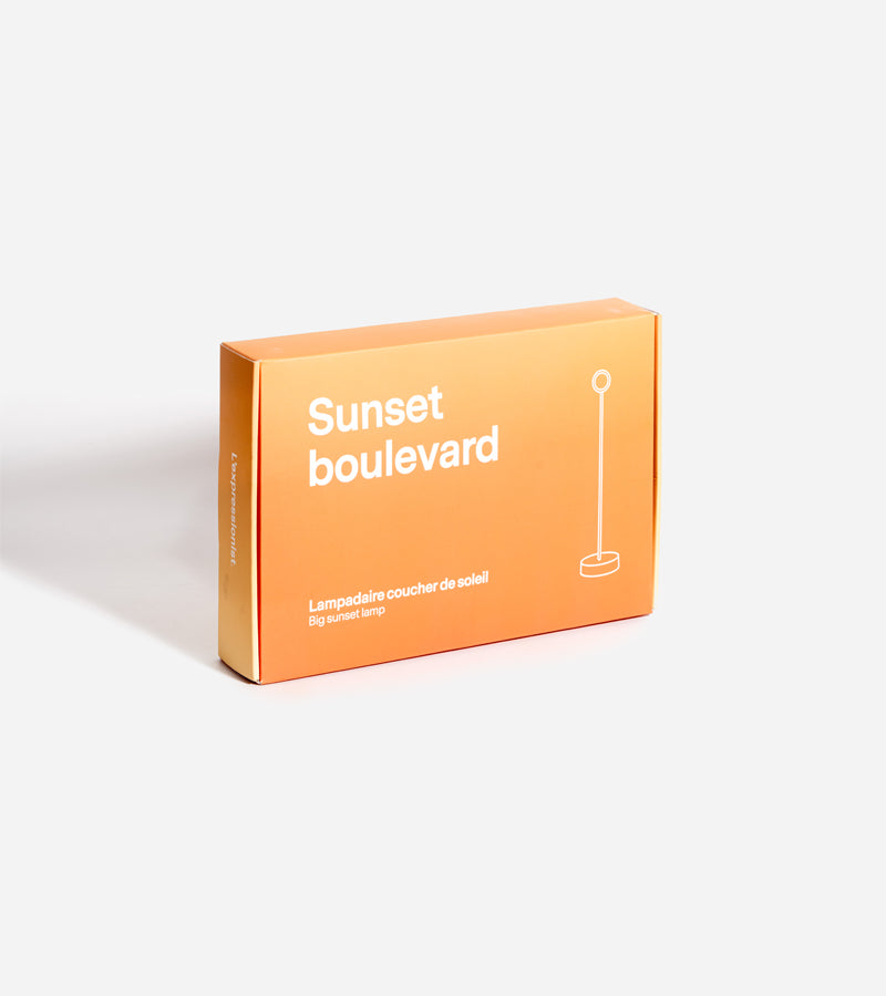 Stehlampe sonnenuntergang