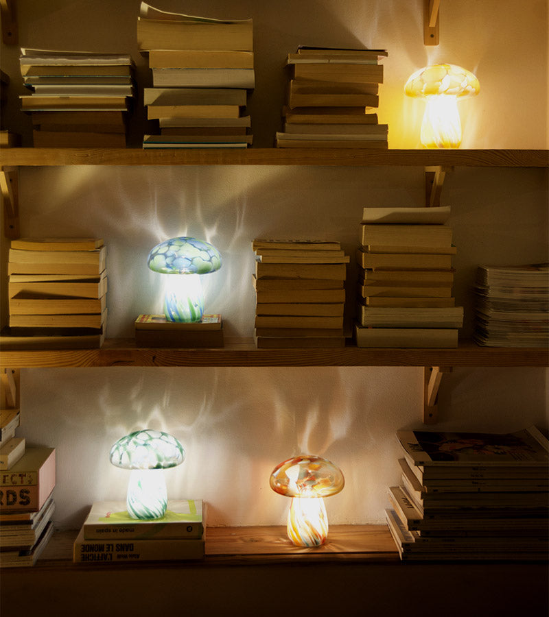 Lampe pilz glas kabellos