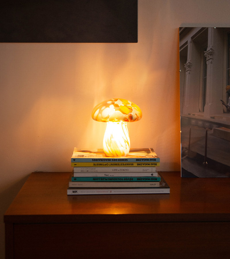 Lampe pilz glas kabellos