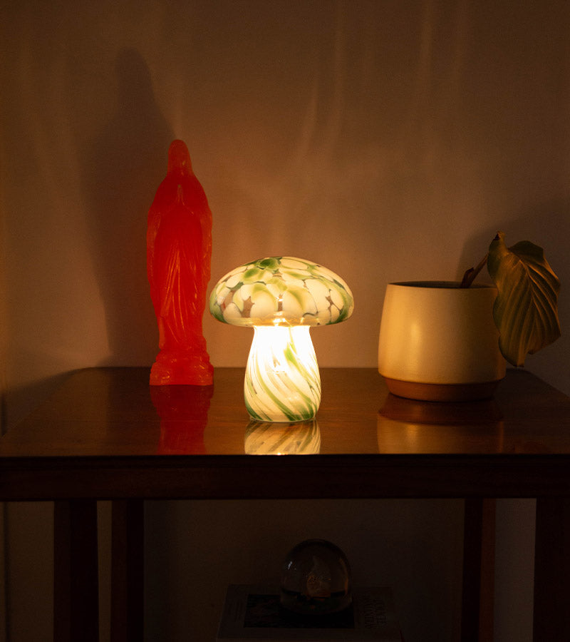 Lampe pilz glas kabellos