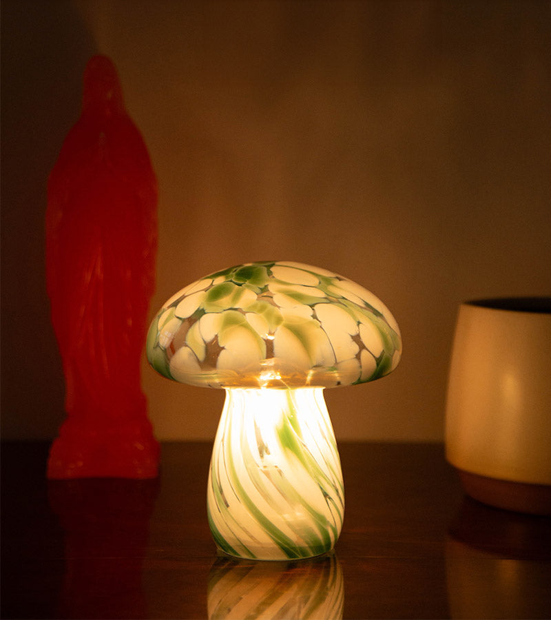 Lampe pilz glas kabellos