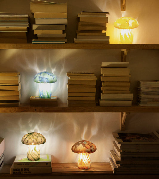 Lampe pilz glas kabellos