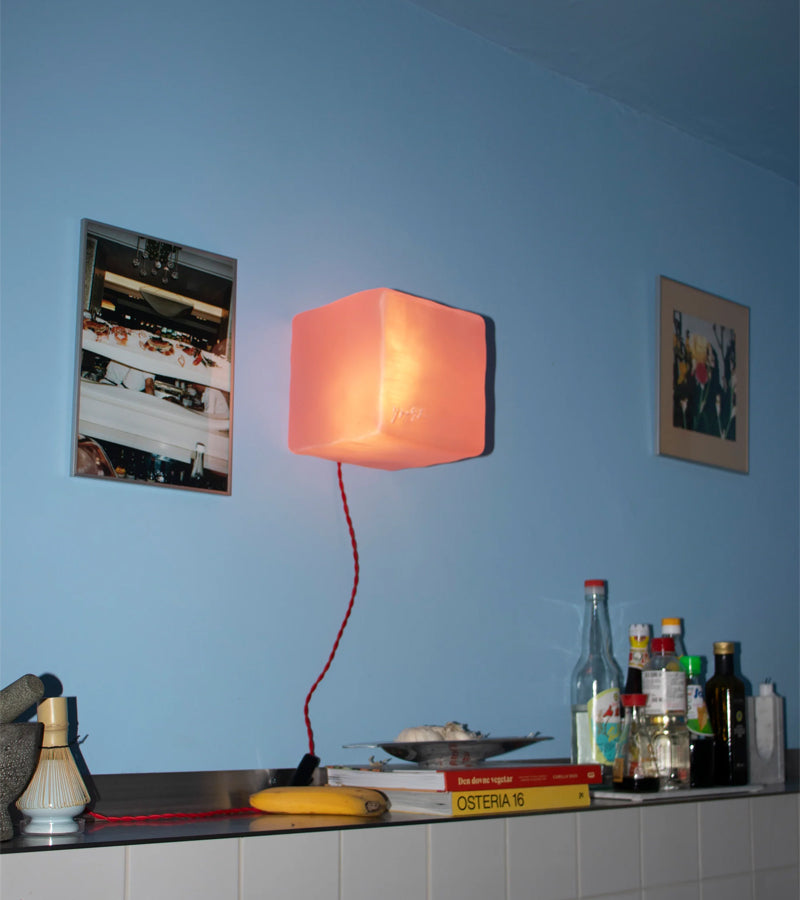Lampe im Ice-Cube-Design