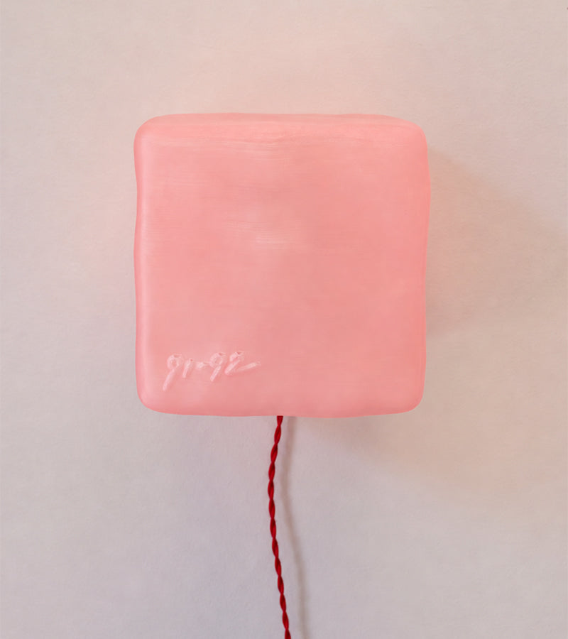 Lampe im Ice-Cube-Design