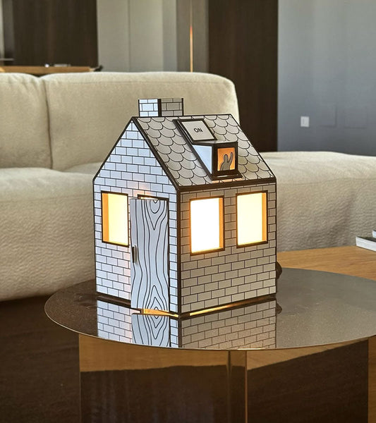Lampe haus on off
