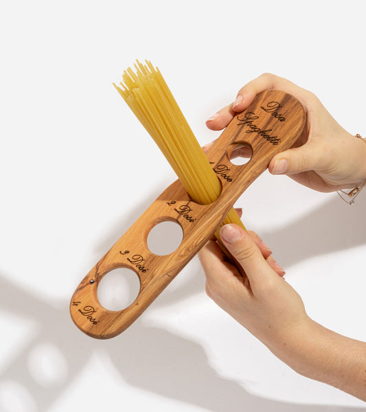 Spaghetti maß olivenholz