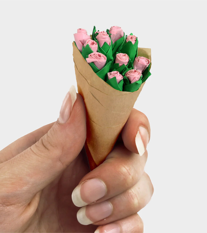 Blumenstrauß papier diy