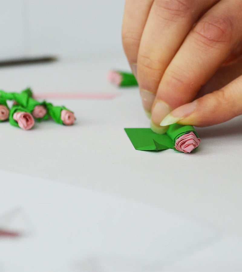 Blumenstrauß papier diy