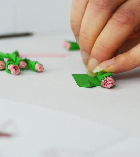 Blumenstrauß papier diy