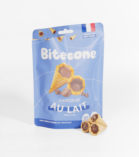 Bitecone - Mini waffelcones mit schokoladenfüllung