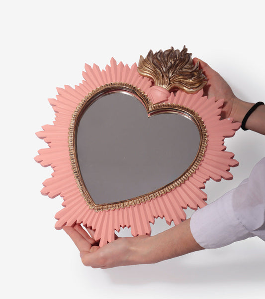 Spiegel ex voto rosa
